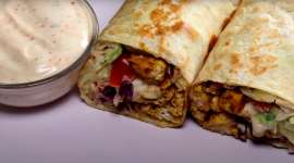 Chicken Wrap, Quick And Easy Recipe
