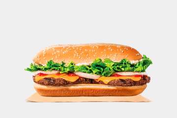 Burger King Extra Long Cheeseburger