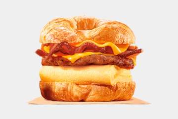 Burger King King CROISSAN'WICH with Sausage & Bacon