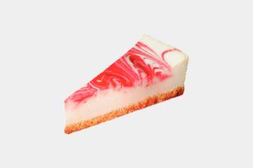 Carl's Jr. Strawberry Swirl Cheesecake