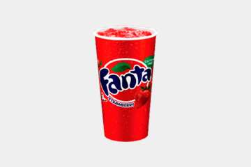 Carl's Jr. Fanta Strawberry