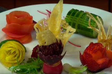 Preparing Edible Garnishes