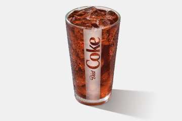 Popeyes Medium Diet Coke