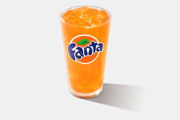 Popeyes Medium Fanta Orange