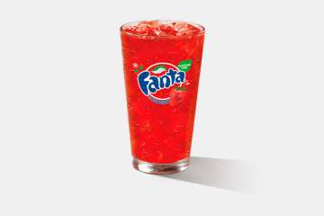 Popeyes Medium Fanta Strawberry