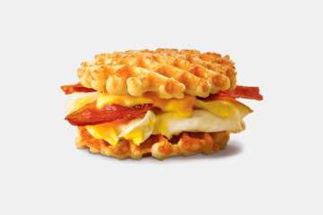 White Castle Belgian Waffle Slider