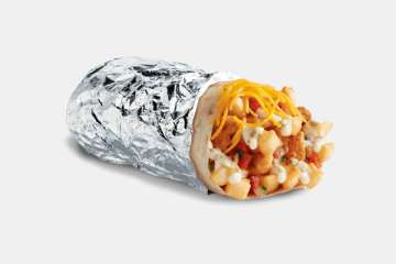 Del Taco Epic Loaded Queso Burrito