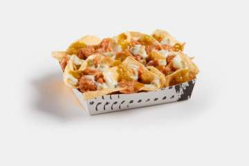 Del Taco 3 Layer Queso Nachos