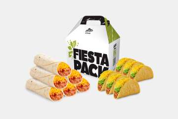 Del Taco 6 Snack Tacos & 6 Bean & Cheese Burritos