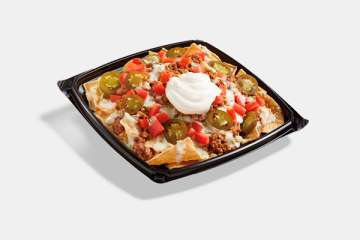 Del Taco Queso Loaded Nachos