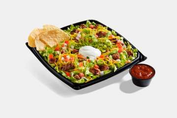 Del Taco Taco Salad with Carne Asada Steak
