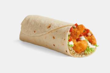 Del Taco Crispy Jumbo Shrimp Burrito