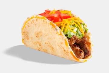 Del Taco Carne Asada Steak Stuffed Quesadilla Taco