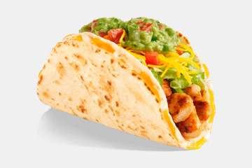 Del Taco Grilled Chicken & Guac Stuffed Quesadilla Taco