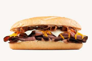 Arby's Angus Three Cheese & Bacon