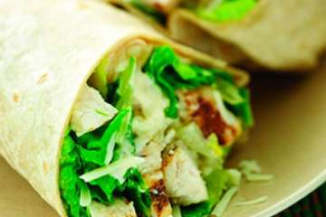 Au Bon Pain Chicken Caesar Wrap
