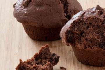 Au Bon Pain Double Chocolate Chunk Muffin