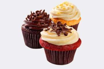 Au Bon Pain Double Chocolate Cupcake