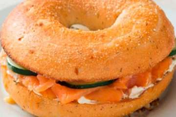 Au Bon Pain Smoked Salmon Wasabi