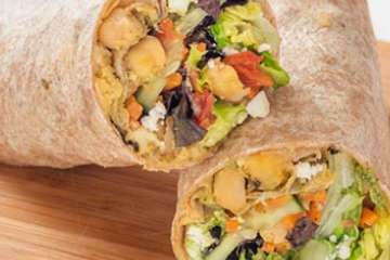 Au Bon Pain Veggie & Hummus Wrap