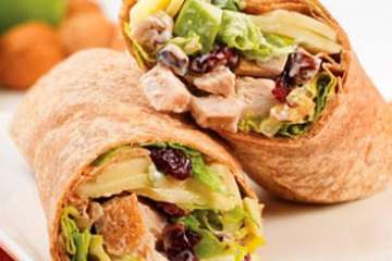 Au Bon Pain Waldorf Turkey Wrap
