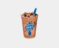 Culver's Chocolate Concrete Mixer made with OREO