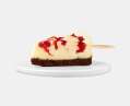 White Castle Strawberry Cheesecake on-a-stick