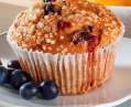 Au Bon Pain Low Fat Berry Muffin with Whole Grains