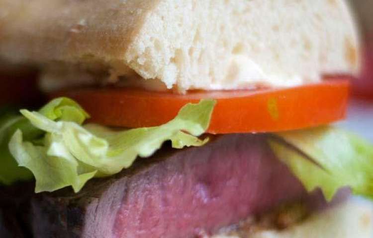 Hard Rock Cafe Filet Steak Sandwich