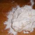 Add flour in dough
