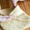 Bend tortilla dough