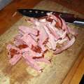 cut ham