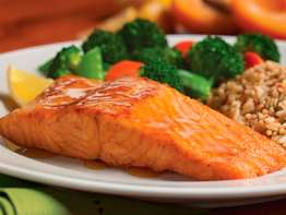 Perkins Restaurant and Bakery Grilled Salmon