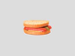 Wienerschnitzel polish sandwich
