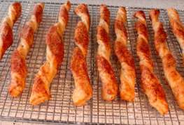 Cheese Straws - Cheesy Breadsticks Recipe