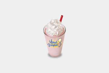Carl's Jr. Strawberry Hand-Scooped Ice Cream Shake