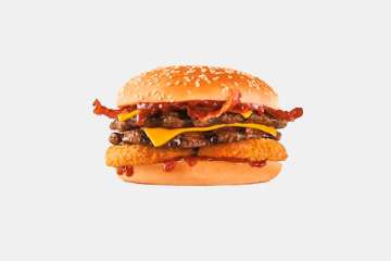 Hardee's Double Western Bacon Cheeseburger