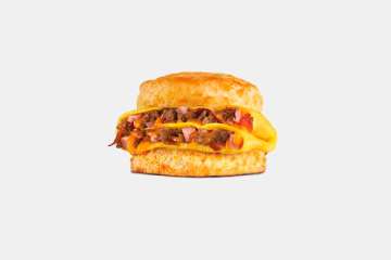 Hardee's Loaded Omelet Biscuit