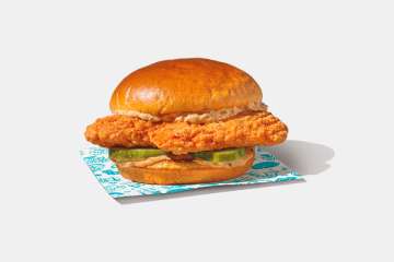 Popeyes Spicy Flounder Fish Sandwich Combo