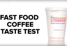 Fast Food Coffee Taste Test