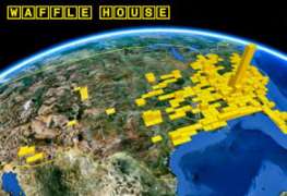 A Map of All the Waffle House Locations in America