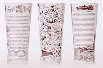 Chipotle collaborating with 10 authors for a thoughts-on-the-packaging project