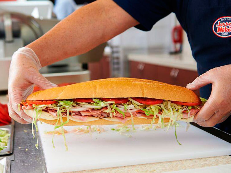 jersey mike's giant sub price