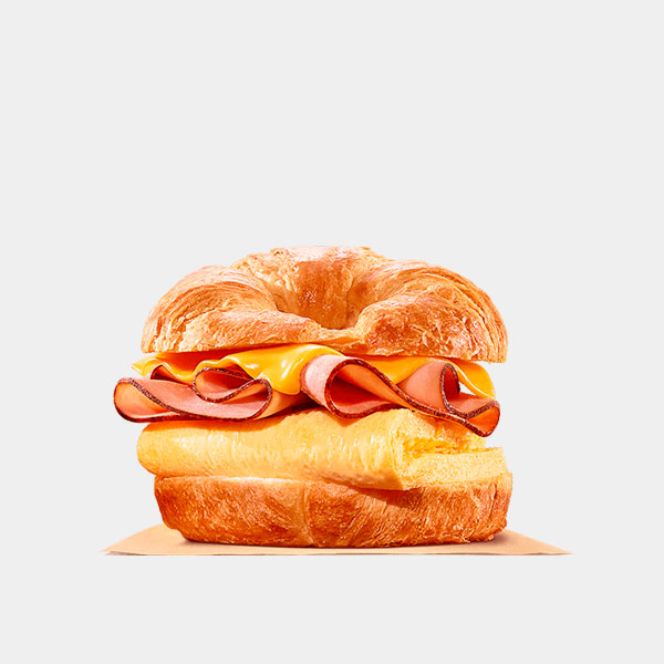 Ham, Egg & Cheese CROISSAN'WICH Burger King menus