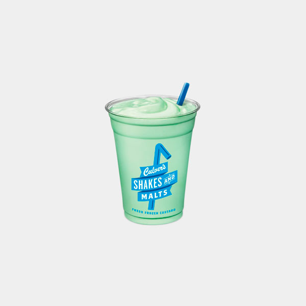 Mint Shake (nutrition info, ingredients, allergen info) Culver's menus