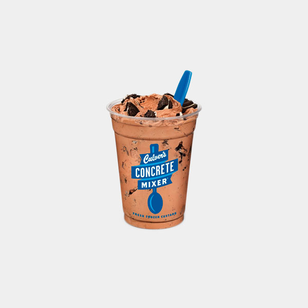 Chocolate Concrete Mixer made with OREO (nutrition info, ingredients