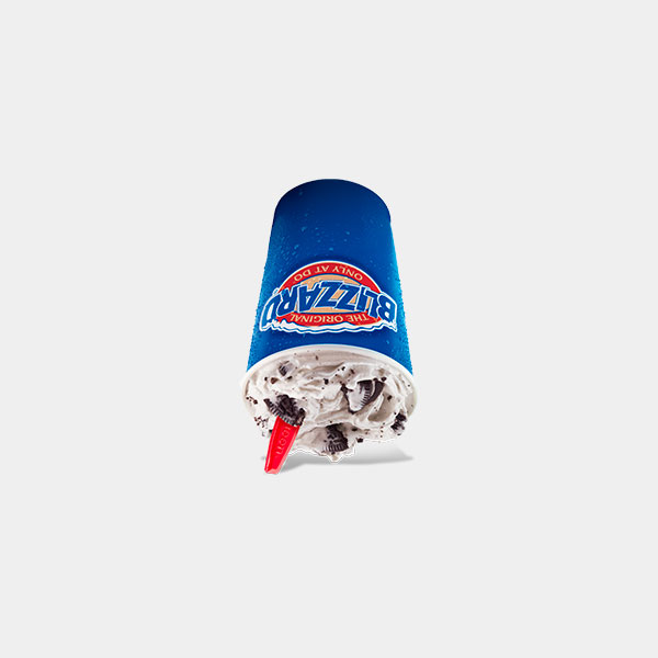 Oreo Cookies Blizzard (nutrition info, ingredients, allergen info) Dairy Queen menus