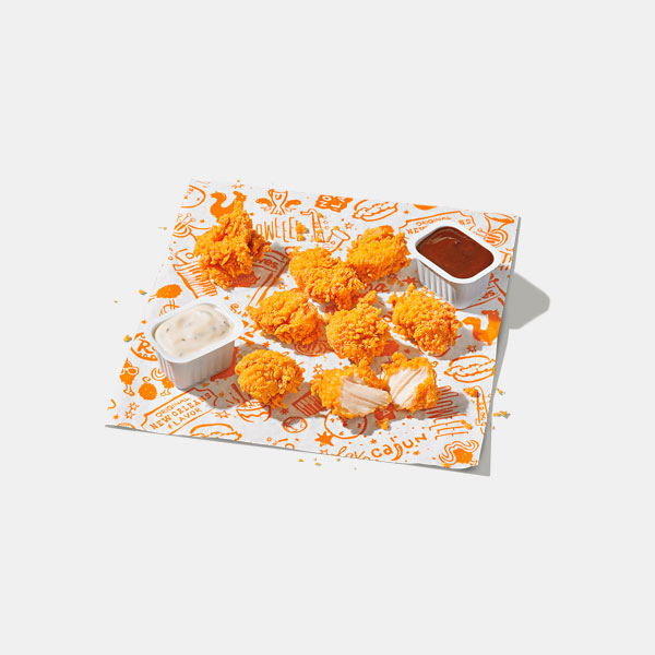 8Pc Nuggets Combo (nutrition info, ingredients, allergen info) Popeyes menus