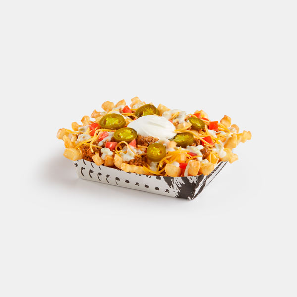 Queso Loaded Fries (nutrition info, ingredients, allergen info) Del