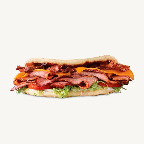 Arby's Brisket Bacon Flatbread nutrition info fastfood menus
